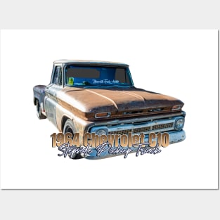 1964 Chevrolet C10 Stepside Pickup Truck Posters and Art